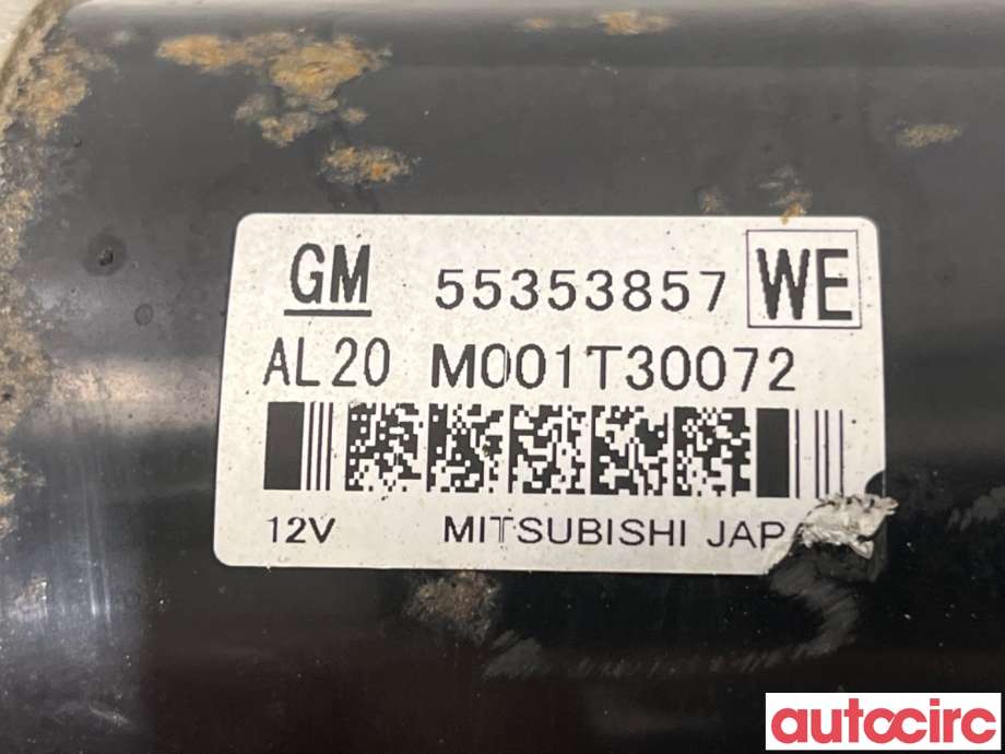 Starter diesel til Opel Insignia A 2009-2014  (OPEL|93169020|M001T30072|95520321)