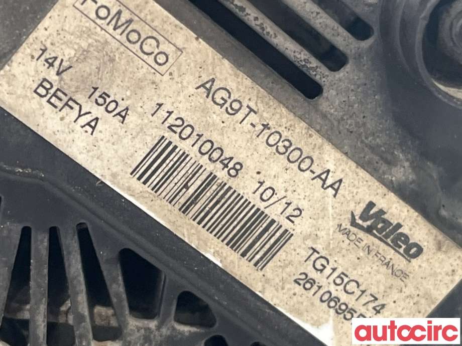 Dynamo til Ford S-Max 2010-2015 (Type I, Fase 2) (FORD|1857695|TG15C174|AG9T-10300-AA)