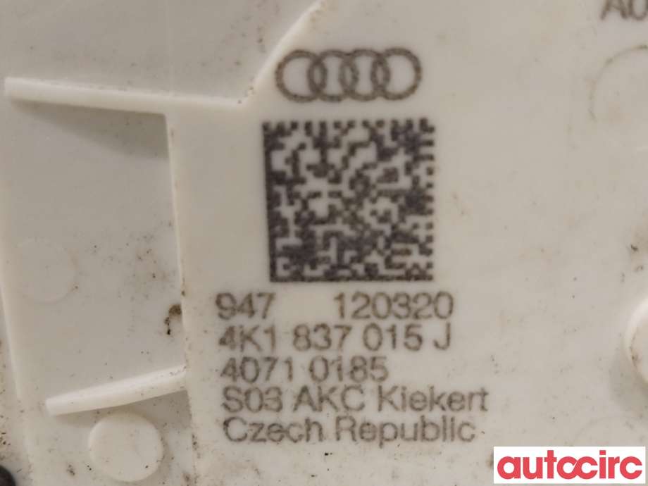 Låsekasse venstre foran til Audi e-tron 2018-->>  (AUDI|4K1837015J)