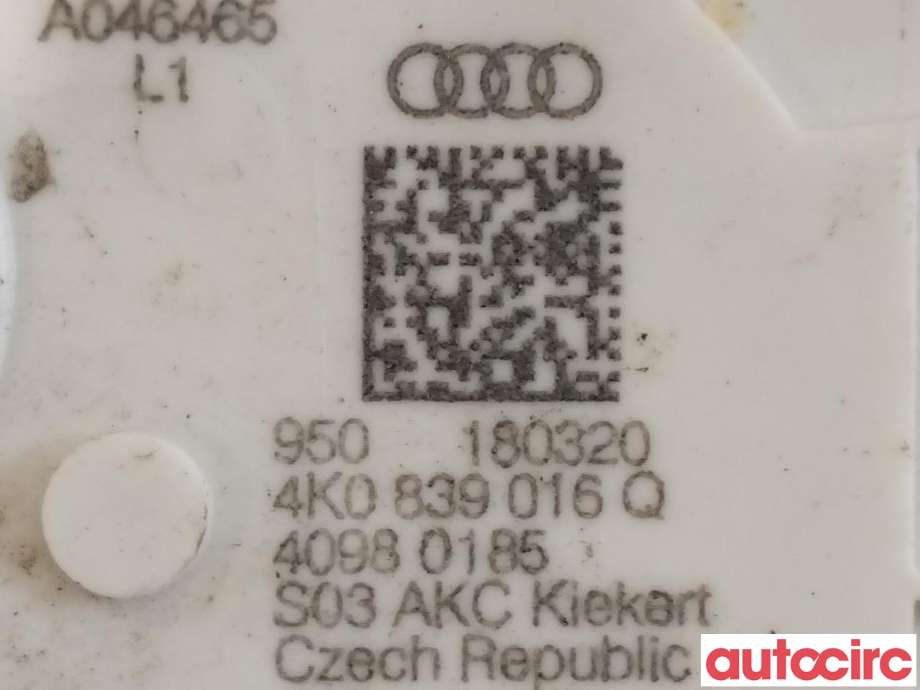 Låsekasse høyre bak til Audi e-tron 2018-->>  (AUDI|4K0839016Q)