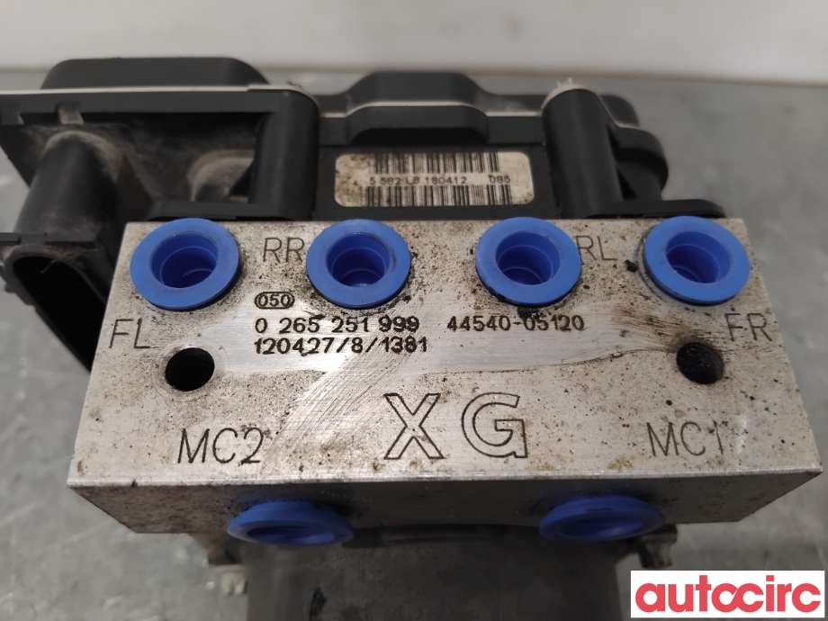 ABS sentral til Toyota Avensis 2009-2015 (Type III, Fase 1)  (TOYOTA|4405005230|0265251999|44540-05120)