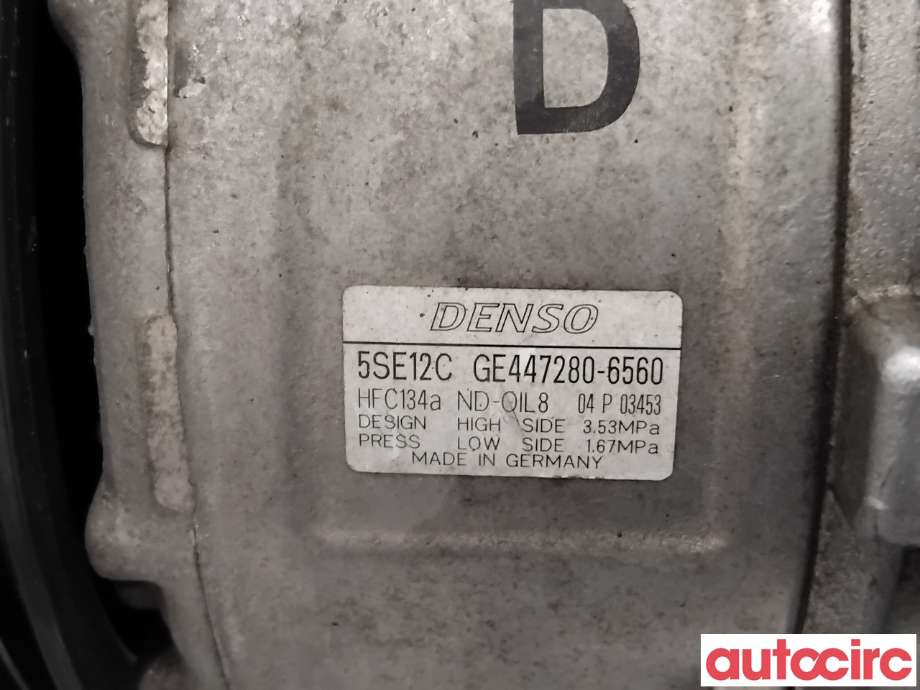 Aircondition kompressor til Toyota Avensis 2009-2015 (Type III, Fase 1)  (TOYOTA|8831002400|447280-6560|)
