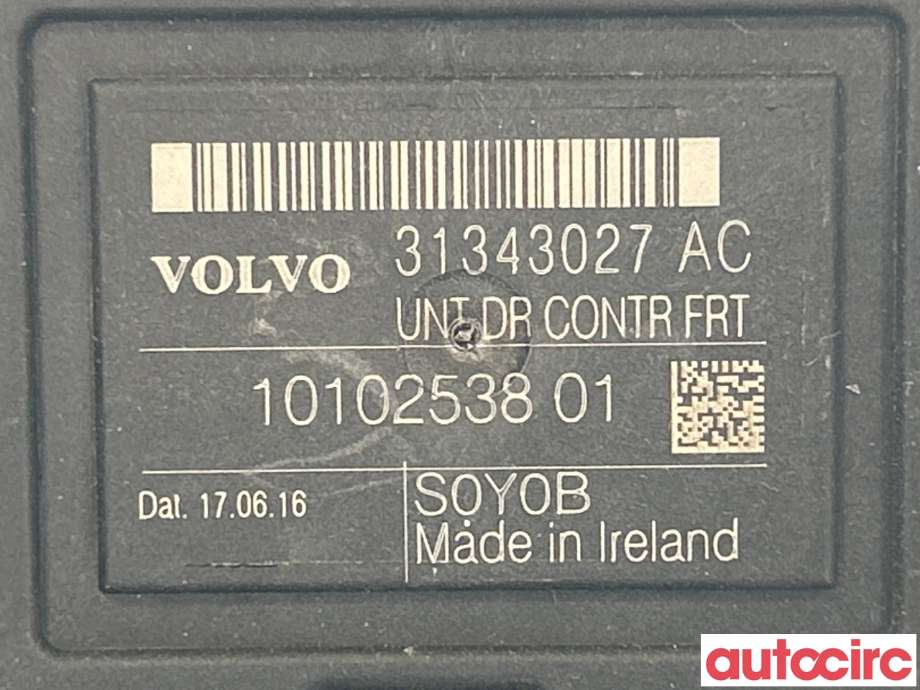 Styreenhet dør venstre foran til Volvo XC60 2014-2017 (Type I, Fase 2)  (VOLVO|31343027|)