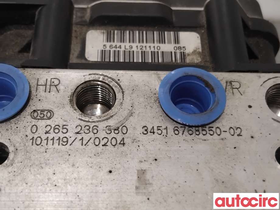 ABS sentral til BMW 3-Serie 2005-2011 (E90/E91/E92/E93) (E90/E91/E92/E93) (BMW|34516795394|0265236380|34516768550)
