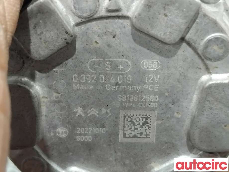 Sirkulasjonspumpe til Peugeot 308 2021-->> (Type III) (PEUGEOT|9818812580|0392024019)