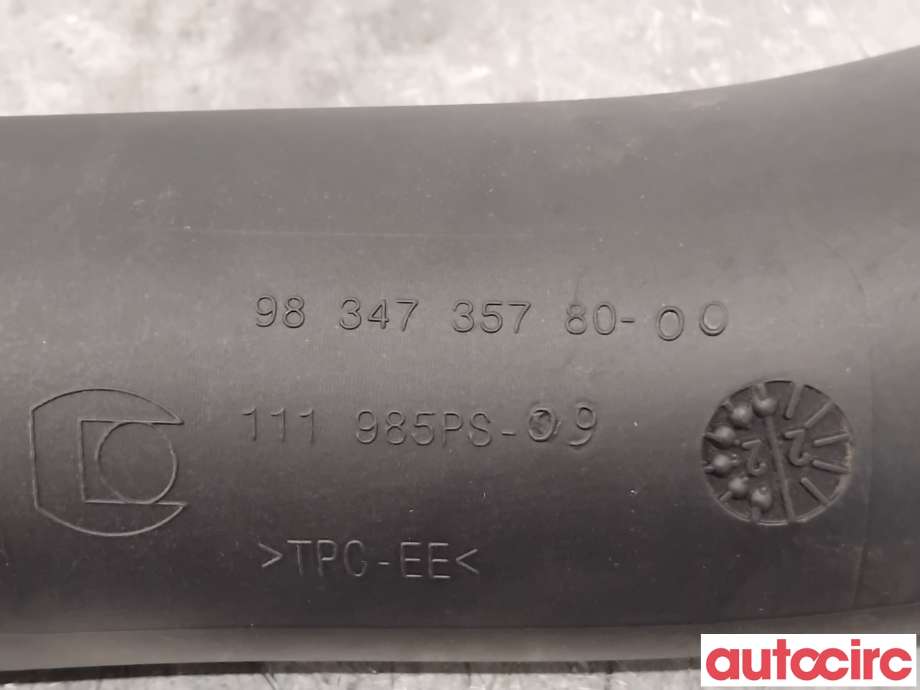 Turbo rør til Peugeot 308 2021-->> (Type III) (PEUGEOT|9820138980||9834735780)