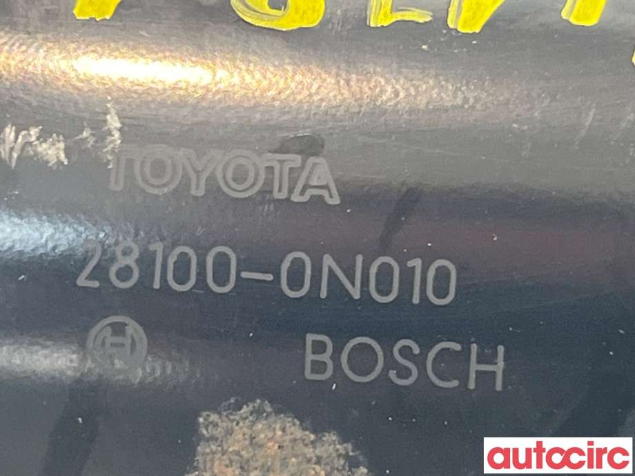 Starter diesel til Toyota Yaris 2009-2011 (Type II, Fase 2)  (TOYOTA|281000N010)
