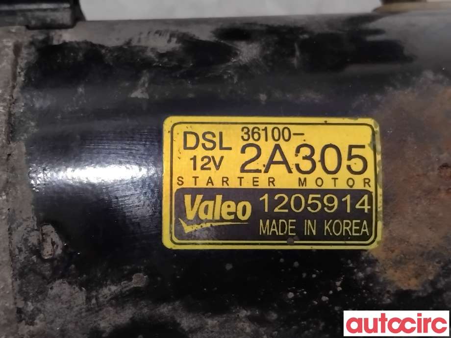 Starter diesel til Kia Soul 2014-2019 (Type II) (KIA|361002A305|1205914|36100-2A305)