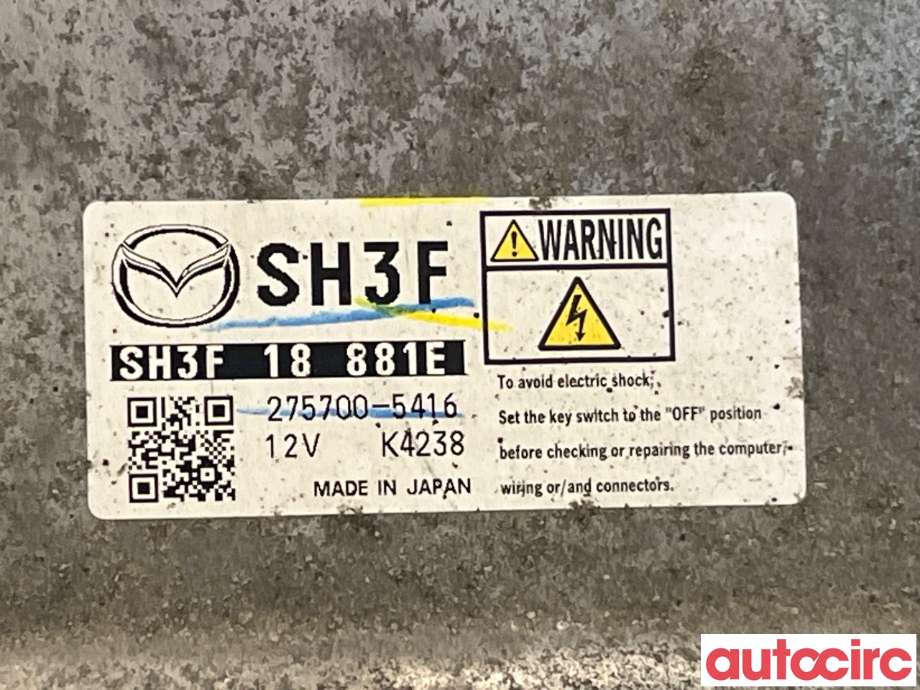 Styreenhet motor til Mazda CX-5 2012-2017 (Type I)  (MAZDA|SH3F-18-881S|275700-5416|SH3F18881E)