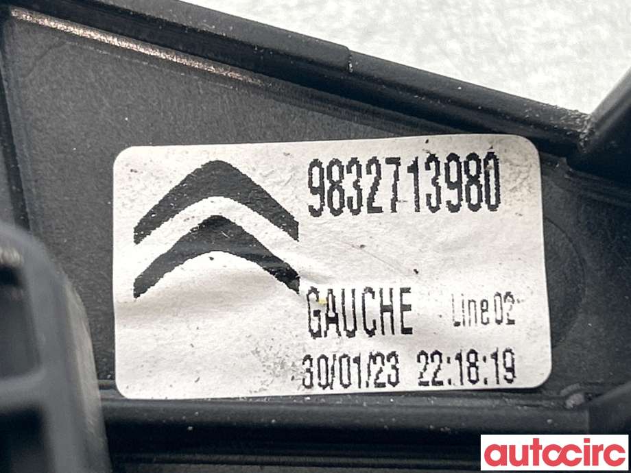 Ruteheis venstre bak til Citroën C4, Spacetourer 2019-->>  (CITROEN|9832713980)