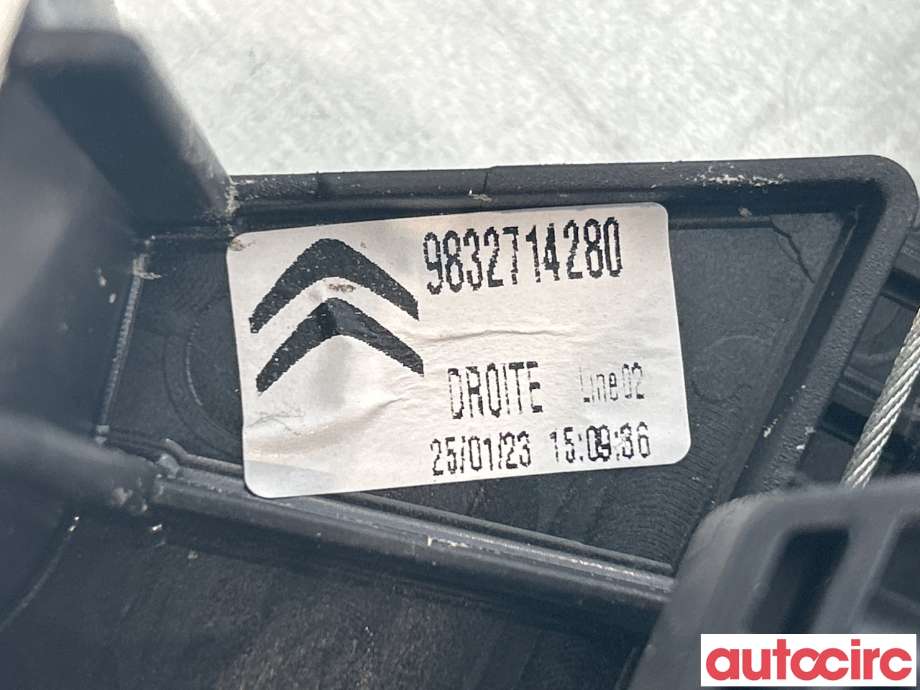 Ruteheis høyre bak til Citroën C4, Spacetourer 2019-->>  (CITROEN|9832714280)