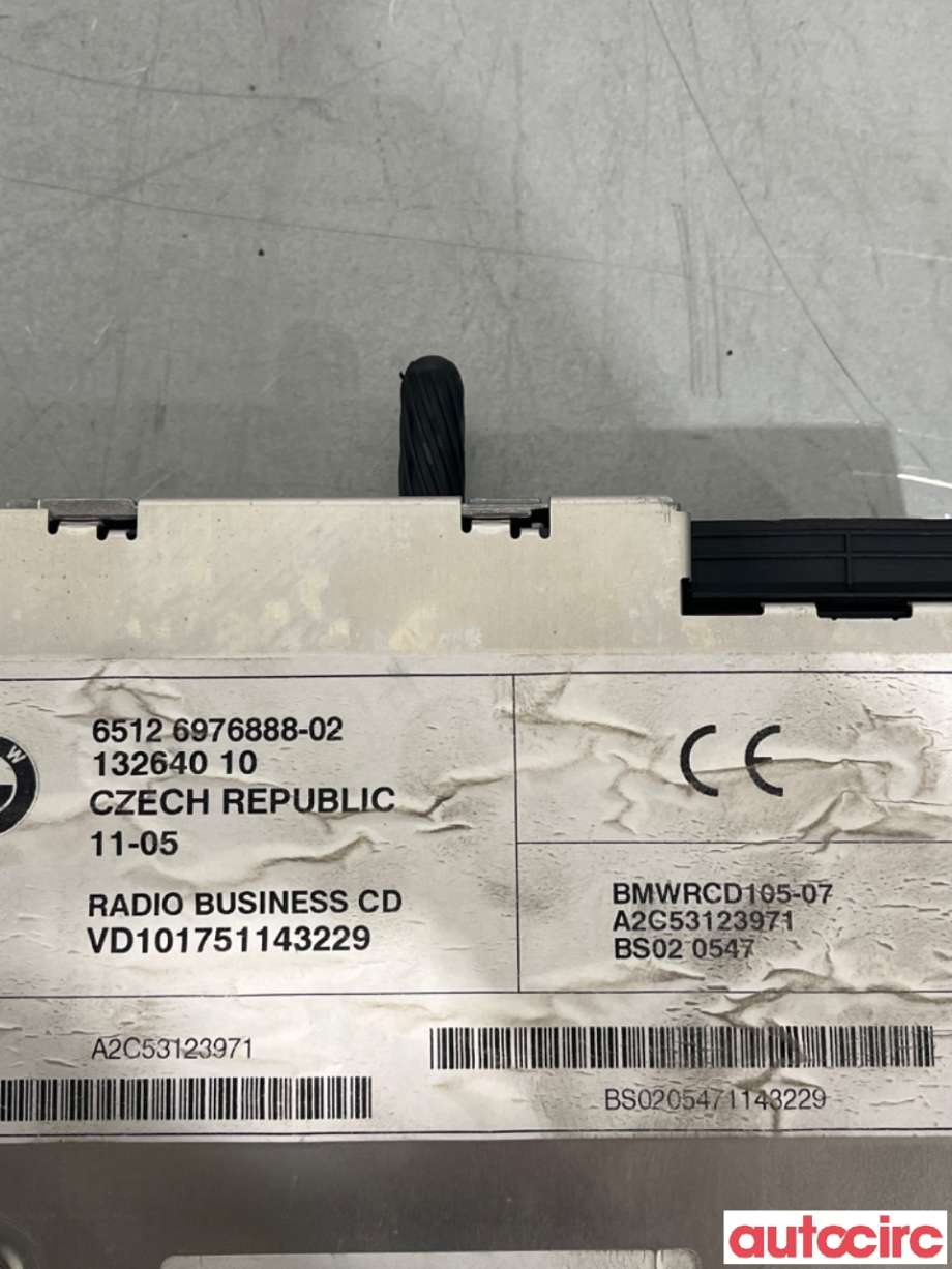 Bilstereo til BMW X3 2003-2006 (Fase 1) (E83) (E83) (BMW|65129189963||65129150590)