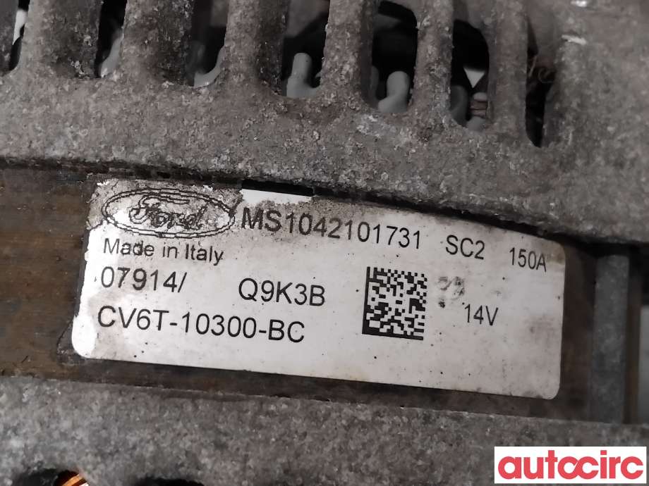 Dynamo til Ford Fiesta 2013-2017 (Type VI, Fase 2)  (FORD|2414991|MS1042101731|CV6T-10300-BC)