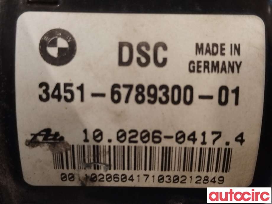 ABS sentral til BMW 3-Serie 2005-2011 (E90/E91/E92/E93) (E90/E91/E92/E93) (BMW|34512460468|100206-04174|6789301)