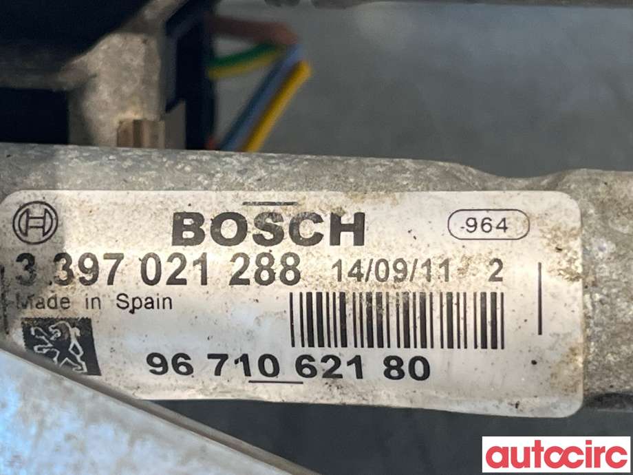 Viskermotor frontrute til Peugeot 3008 2009-2016 (Type I)  (PEUGEOT|6405PZ|1397220576|9671062180)