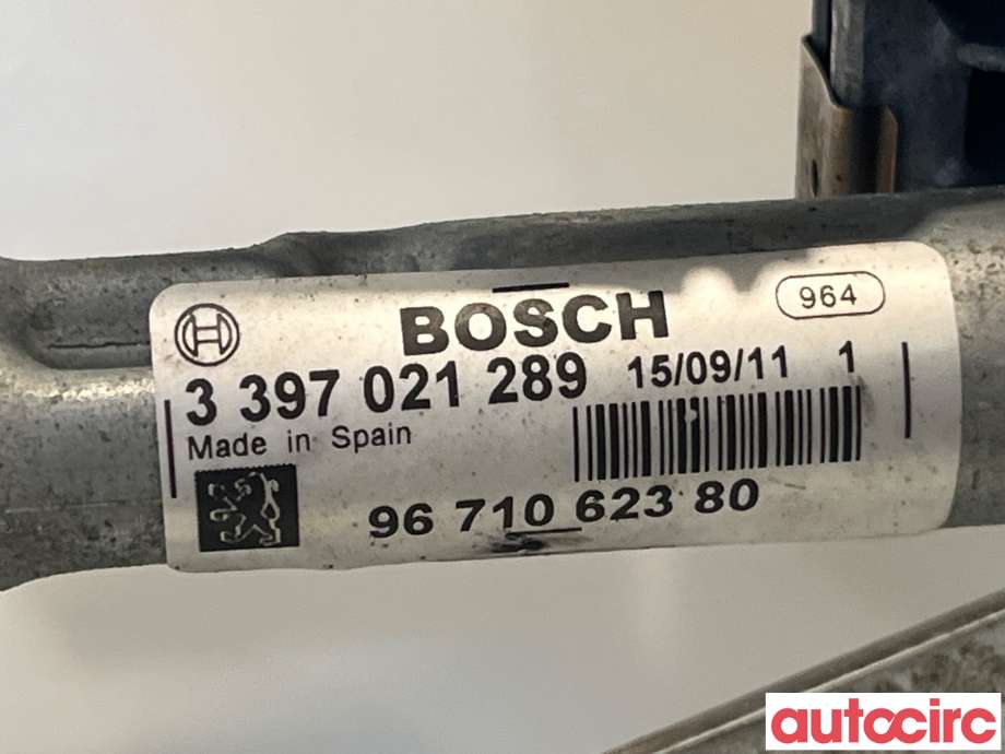 Viskermotor frontrute til Peugeot 3008 2009-2016 (Type I)  (PEUGEOT|6405PA|1397220577|9671062380)
