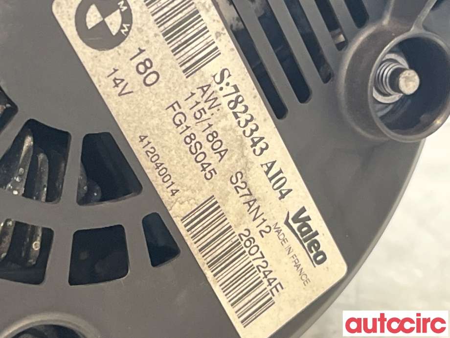 Dynamo til BMW 3-Serie 2012-2018 (F30/F31/F34) (F30/F31/F34) (BMW|12318578608|FG18S045|7823343)