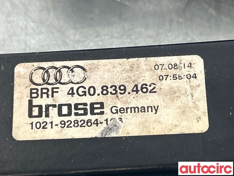 Ruteheis høyre bak til Audi A6 2011-2014 (Type IV, Fase 1) (C7) (C7) (AUDI|4G0839462)