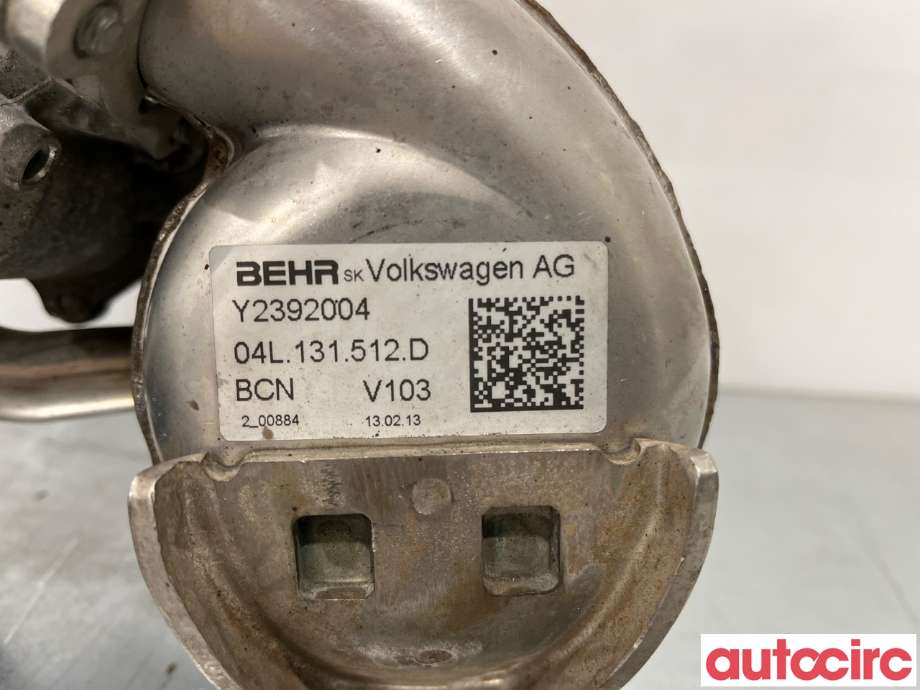 EGR-kjøler til Audi A3 2012-2016 (Type III, Fase 1)  (AUDI|04L131512D|)