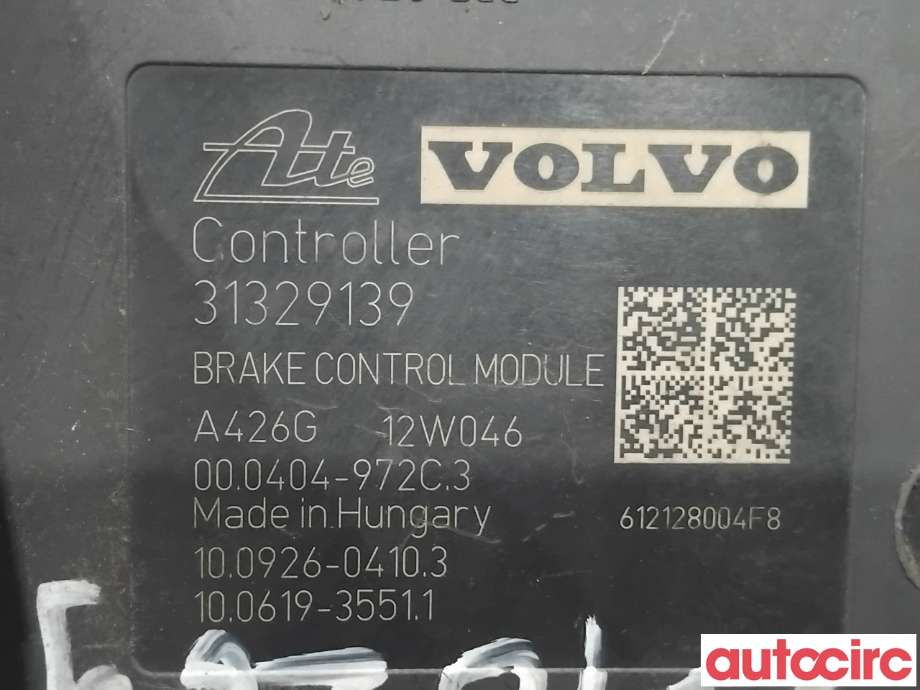 ABS sentral til Volvo V70 2007-2013 (Type III, Fase 1)  (VOLVO|31329140|100212-05324|31329139)