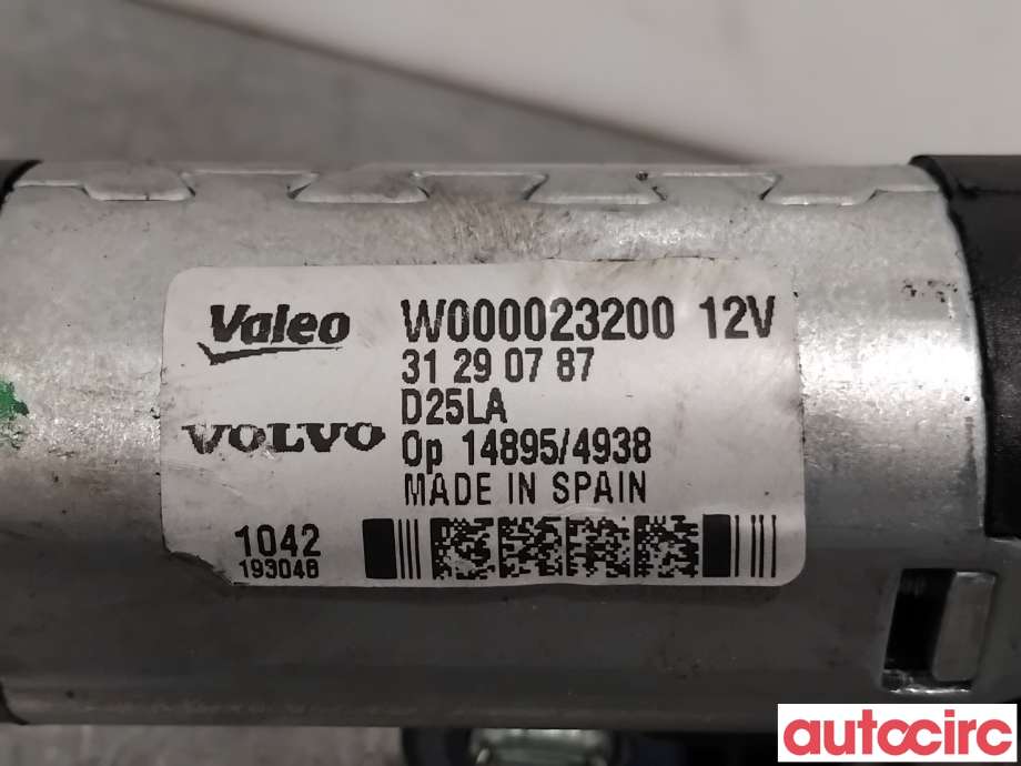 Viskermotor bakrute til Volvo V70 2007-2013 (Type III, Fase 1) (VOLVO|31290787|W000023200)