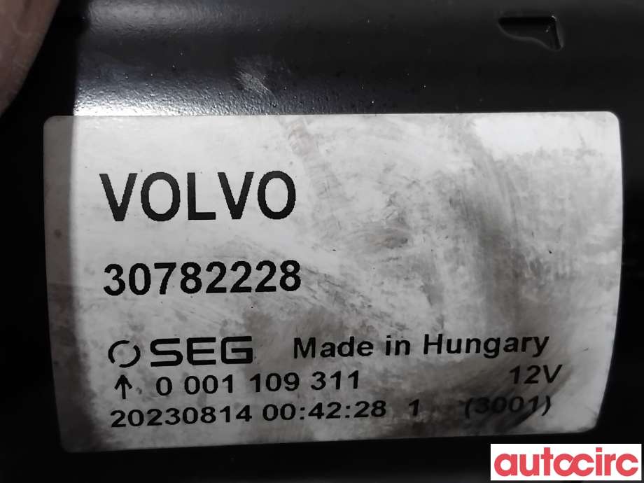 Starter diesel til Volvo V70 2007-2013 (Type III, Fase 1)  (VOLVO|36002642|0001109311|30782228)
