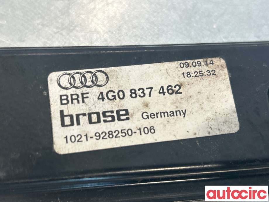 Ruteheis høyre foran til Audi A6 2011-2014 (Type IV, Fase 1) (C7) (C7) (AUDI|4G0837462)