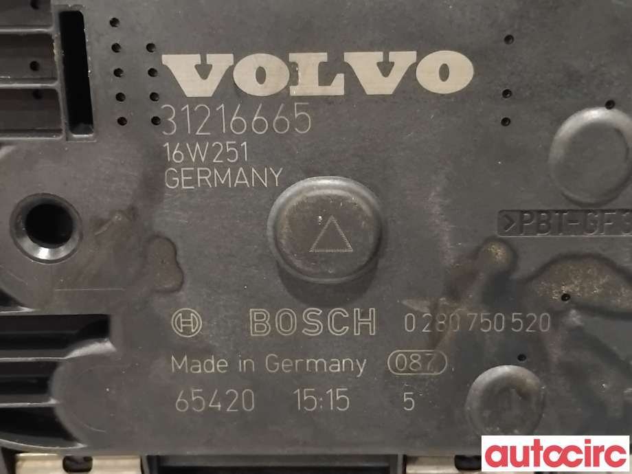 Spjeldhus til Volvo XC60 2014-2017 (Type I, Fase 2)  (VOLVO|31216665|0280750520)