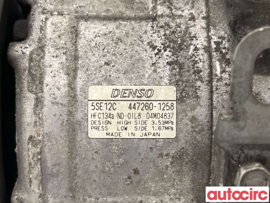 Aircondition kompressor til Toyota RAV4 2009-2013 (Type III, Fase 2)  (TOYOTA|8831042250|447260-1258|)