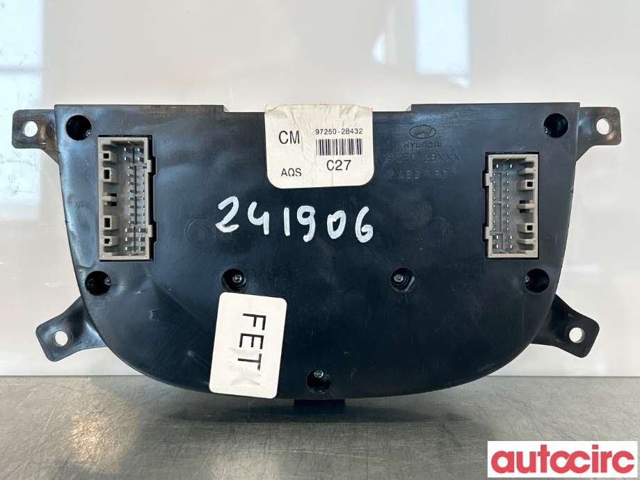 Varmeapparat betjening til Hyundai Santa Fe 2006-2009 (Type II, Fase 1)  (HYUNDAI|972502B432CA|97250-2B432)