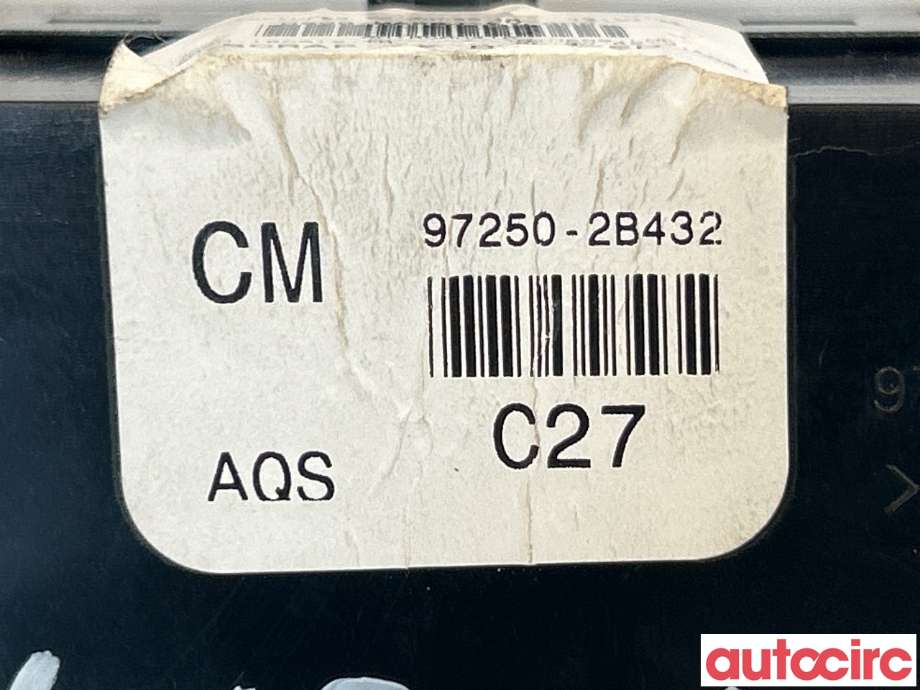 Varmeapparat betjening til Hyundai Santa Fe 2006-2009 (Type II, Fase 1)  (HYUNDAI|972502B432CA|97250-2B432)