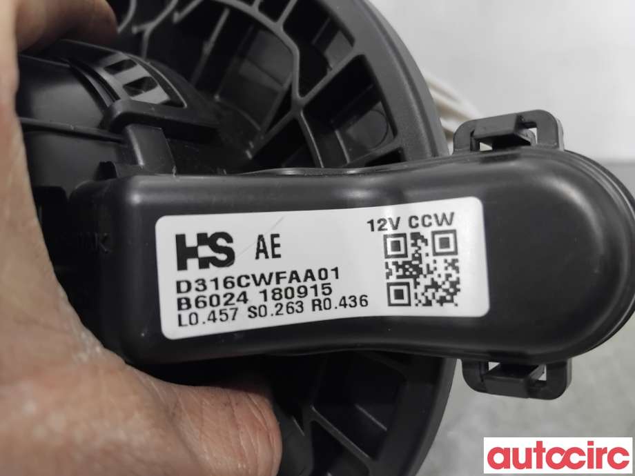 Varmeapparat motor til Hyundai Ioniq Electric 2016-2019 (Fase 1)  (HYUNDAI|97113G2000|)