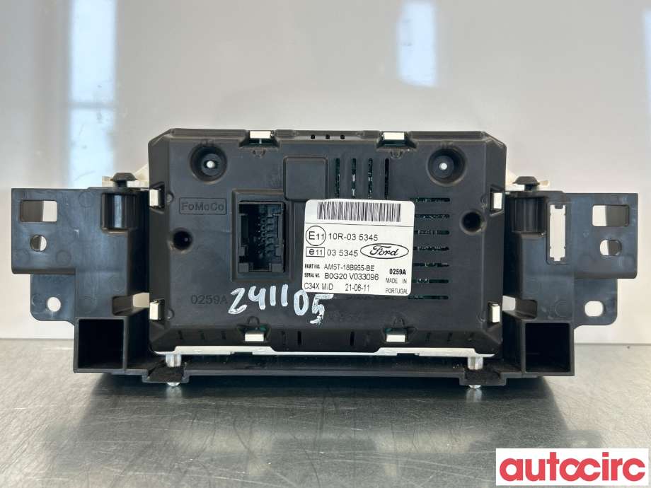Multimedia display (MCU - Media Controller Unit) til Ford Focus 2011-2014 (Type III, Fase 1)  (FORD|1940785||AM5T-18B955-BE)