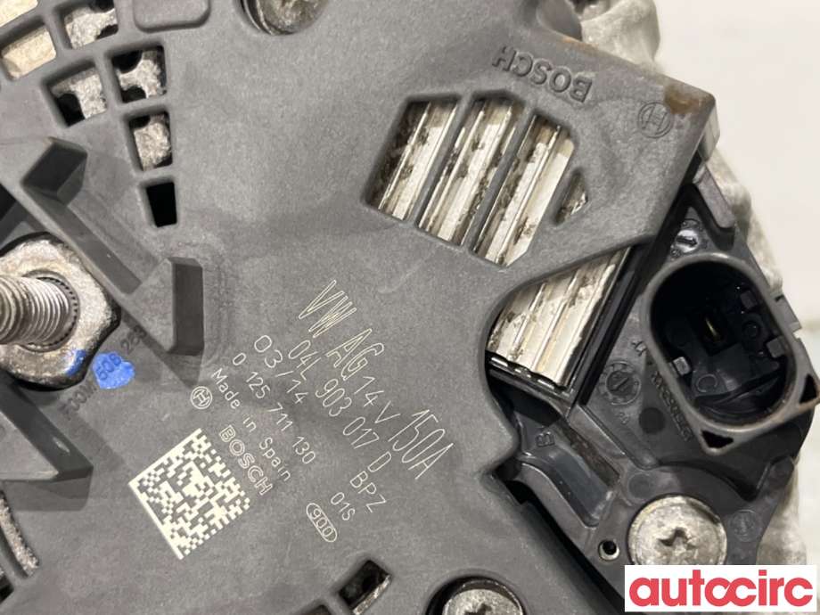 Dynamo til Audi A4, Allroad 2009-2016 (Type I) (B8) (B8) (AUDI|04L903017EX|0125711130|04L903017D)