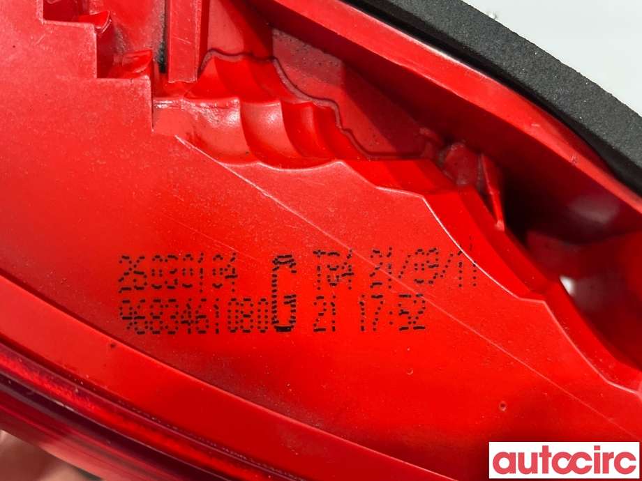 Baklykt venstre indre til Peugeot 3008 2009-2016 (Type I)  (PEUGEOT|6350HE||26039012)