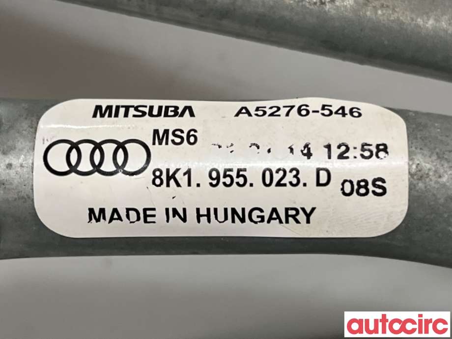 Viskermotor frontrute til Audi A4, Allroad 2009-2016 (Type I) (B8) (B8) (AUDI|8K1955023D|A5276-546|8K1955023E)