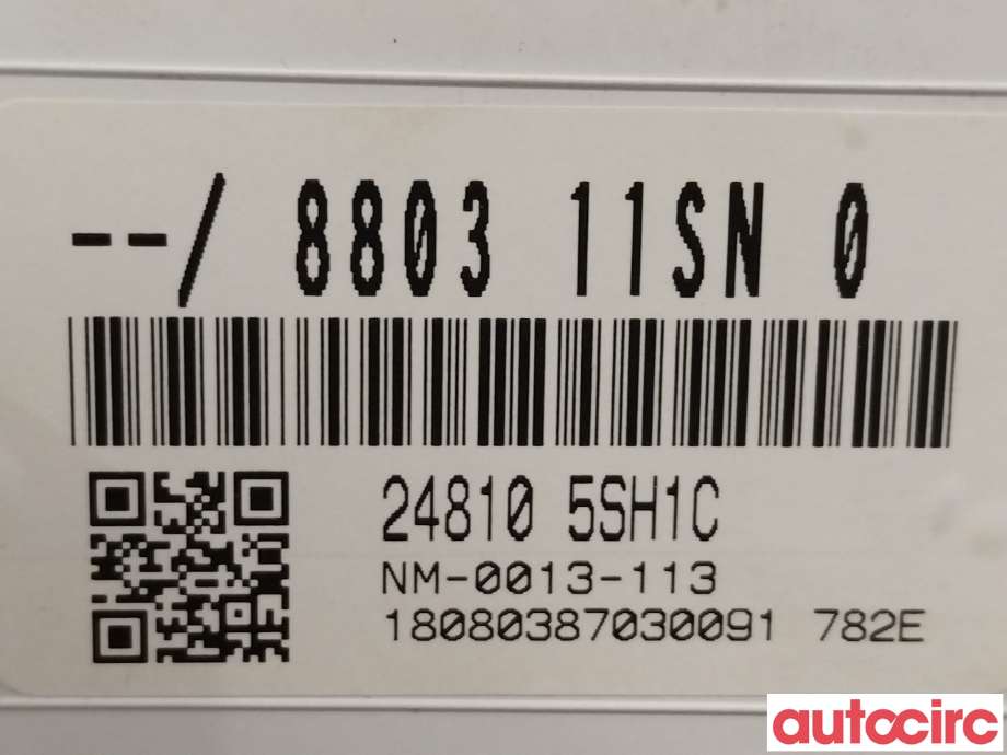 Instrumentpanel til Nissan Leaf 2018-->> (Type II)  (NISSAN|248105SH1C)