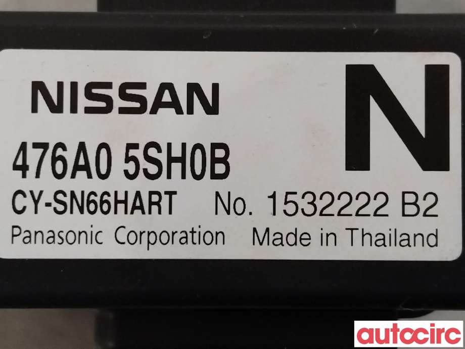 Styreenhet diverse til Nissan Leaf 2018-->> (Type II)  (NISSAN|476A05SH0B)