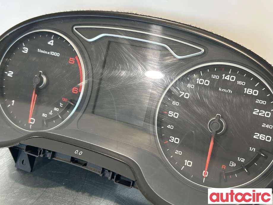 Instrumentpanel til Audi A3 2012-2016 (Type III, Fase 1)  (AUDI|8V0920870B)
