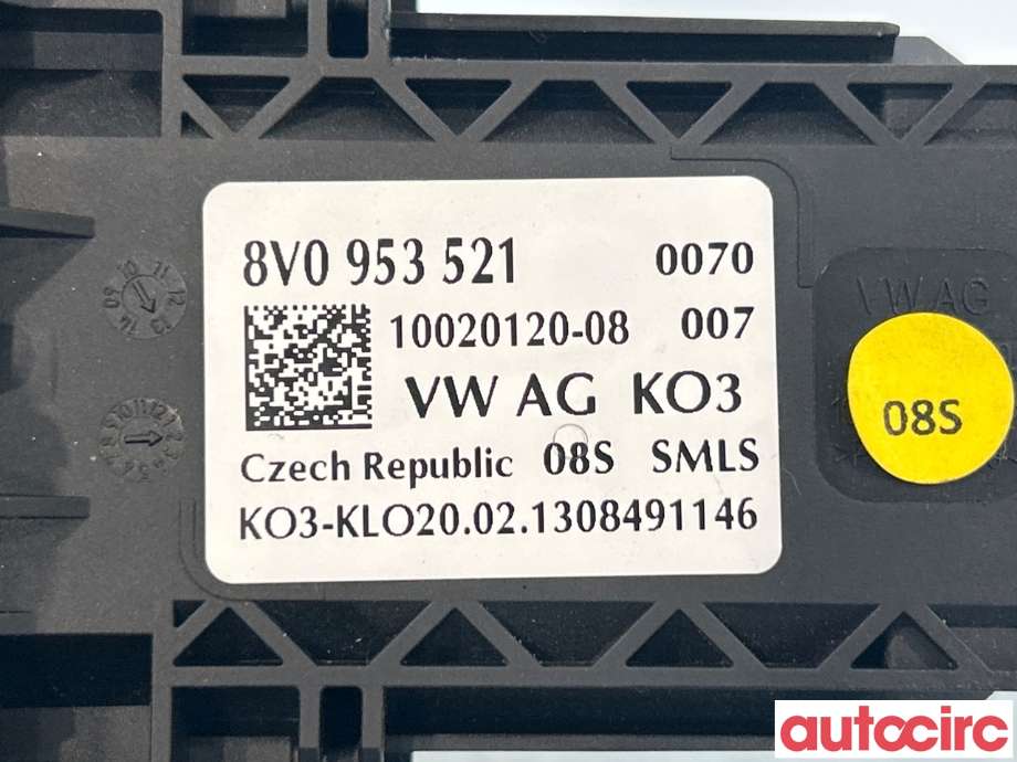 Bryter combi til Audi A3 2012-2016 (Type III, Fase 1)  (AUDI|8V0953502|)