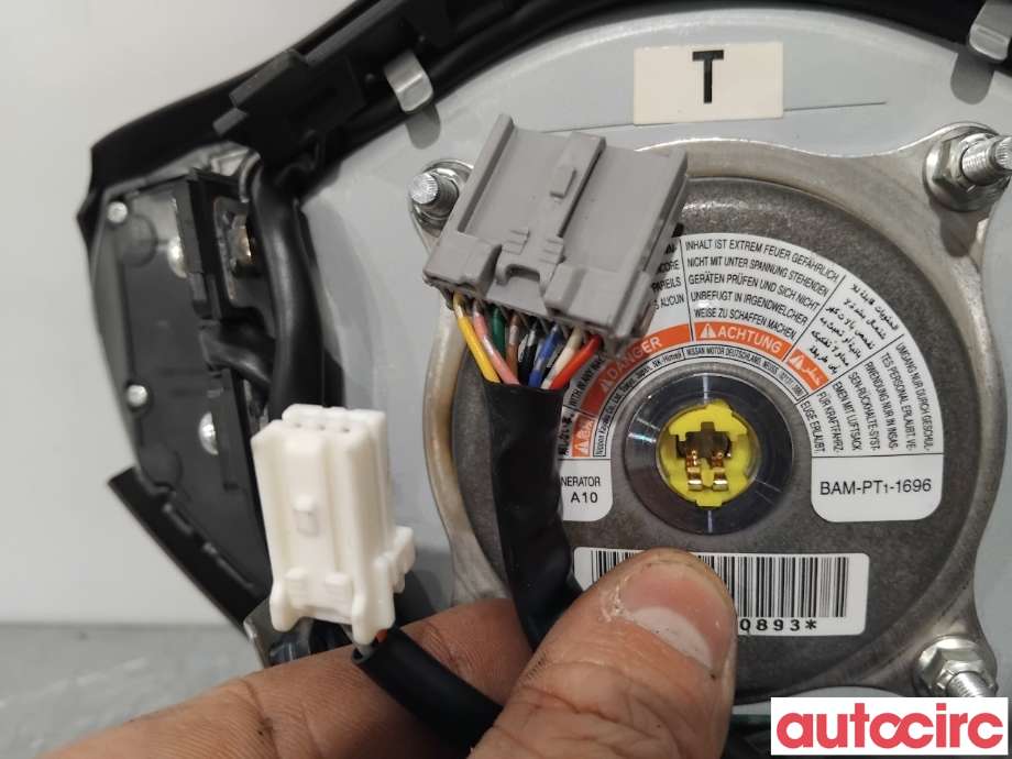 Airbag rattpute til Nissan Juke 2010-2014 (Fase 1) (NISSAN|K85101KA6A|)