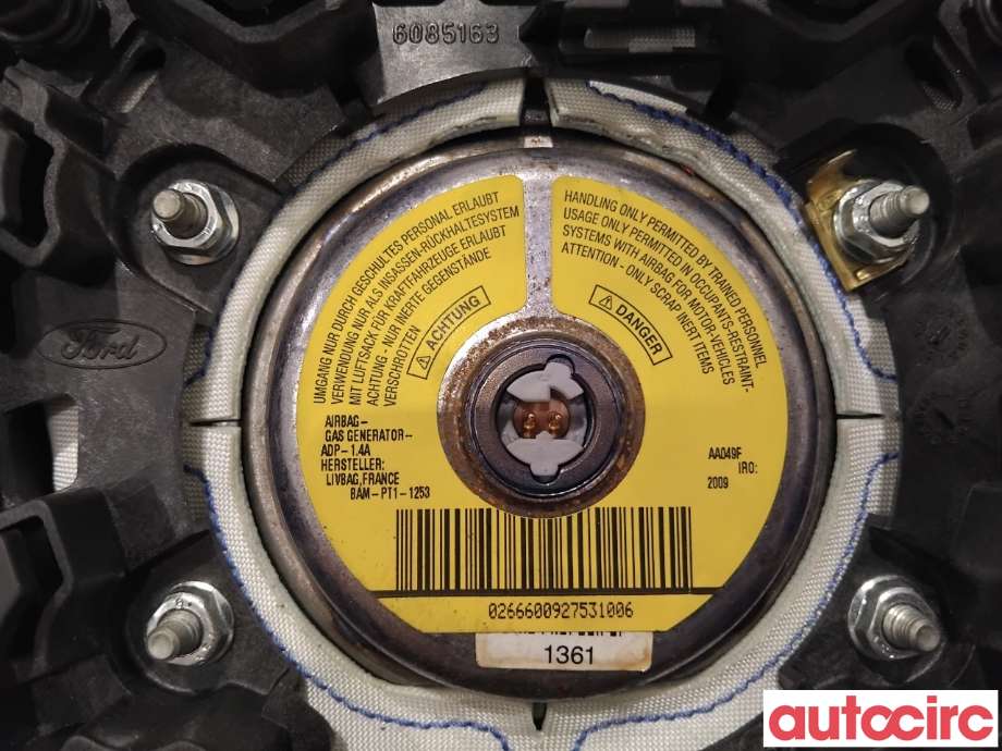 Airbag rattpute til Ford Kuga 2008-2012 (Type I)  (FORD|1761115||8V41-R042B85-ADW)