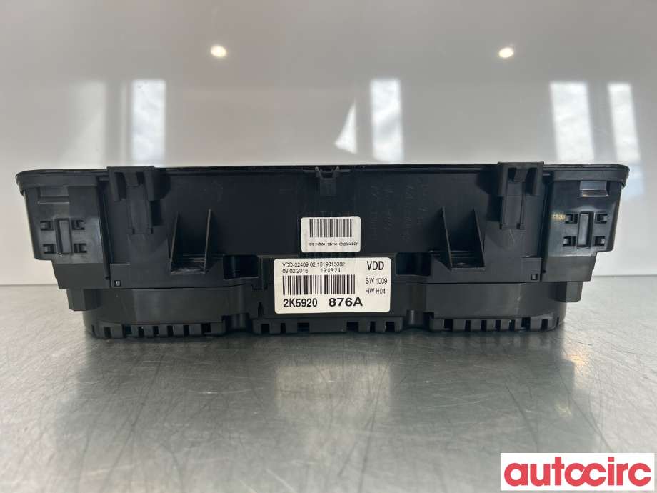 Instrumentpanel til VW Caddy 2015-2020 (Type III, Fase 3)  (VOLKSWAGEN|2K5920876A)