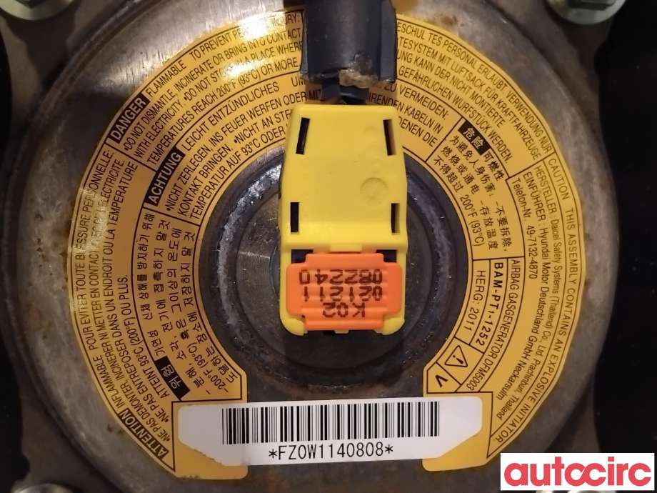Airbag passasjer til Hyundai Santa Fe 2010-2012 (Type II, Fase 2) (HYUNDAI|845602B002HZ|)