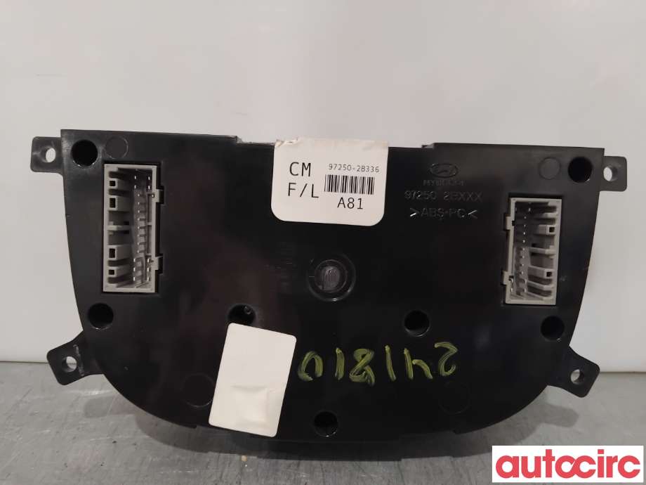 Varmeapparat betjening til Hyundai Santa Fe 2010-2012 (Type II, Fase 2) (HYUNDAI|972502B336CA||97250-2B336)