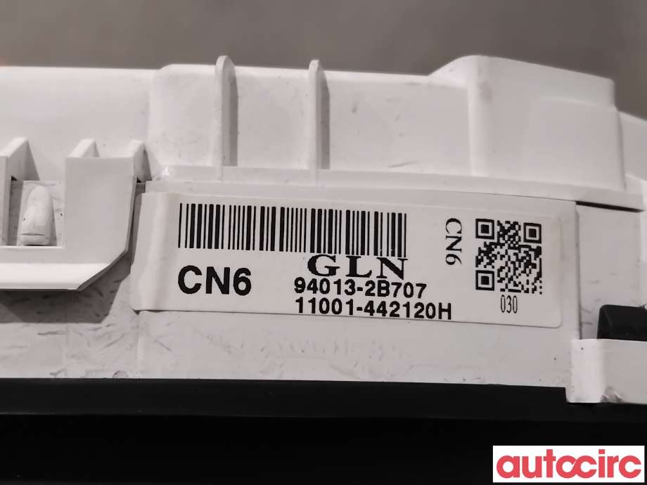 Instrumentpanel til Hyundai Santa Fe 2010-2012 (Type II, Fase 2)  (HYUNDAI|940132B707|11001-442120H|94013-2B707)