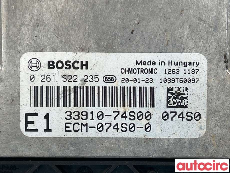 Styreenhet motor til Suzuki Vitara 2015-->> (Type IV)  (SUZUKI|33910-74S00|0261S22235)