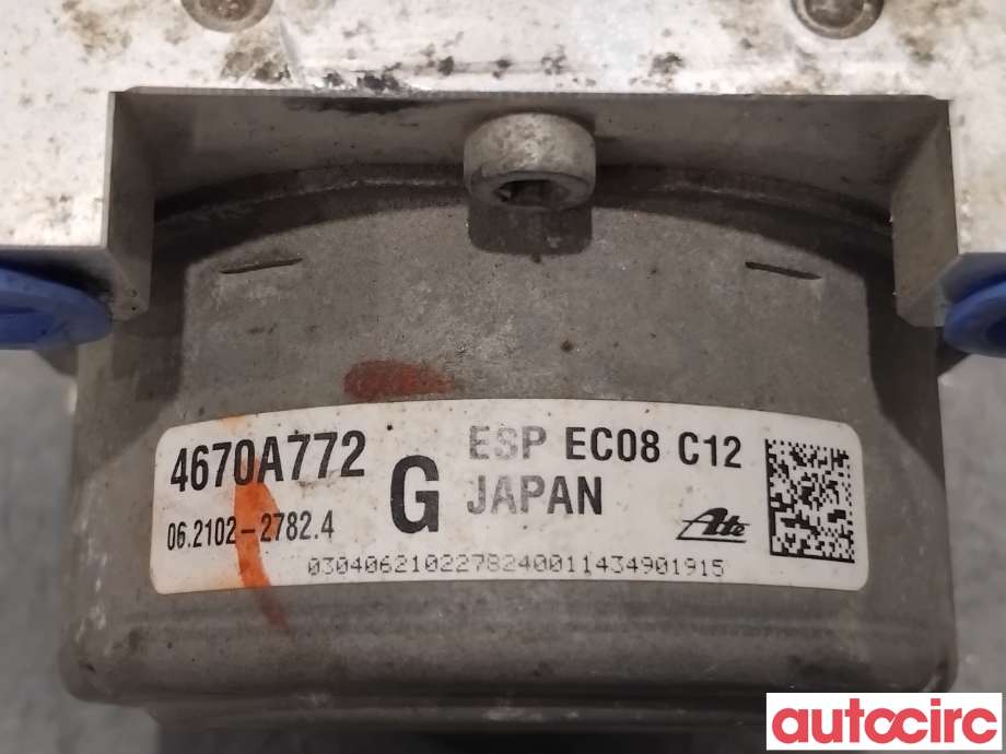ABS sentral til Peugeot 4008 2012-2017  (PEUGEOT|1682612580|062109-68913|4670A772)
