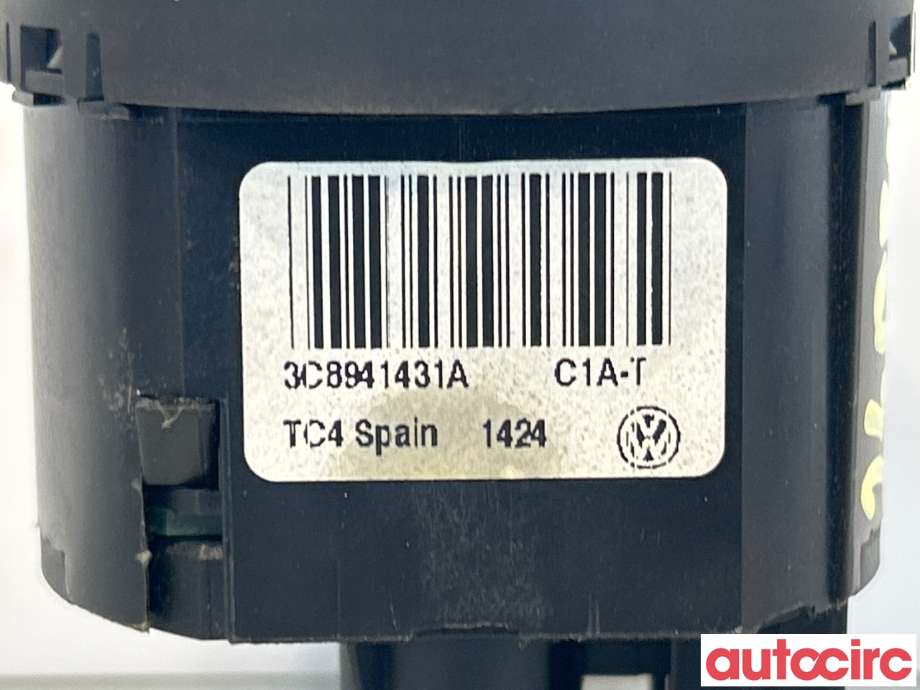 Bryter lys til VW Tiguan 2011-2016 (Type I, Fase 2)  (VOLKSWAGEN|3C8941431A|)