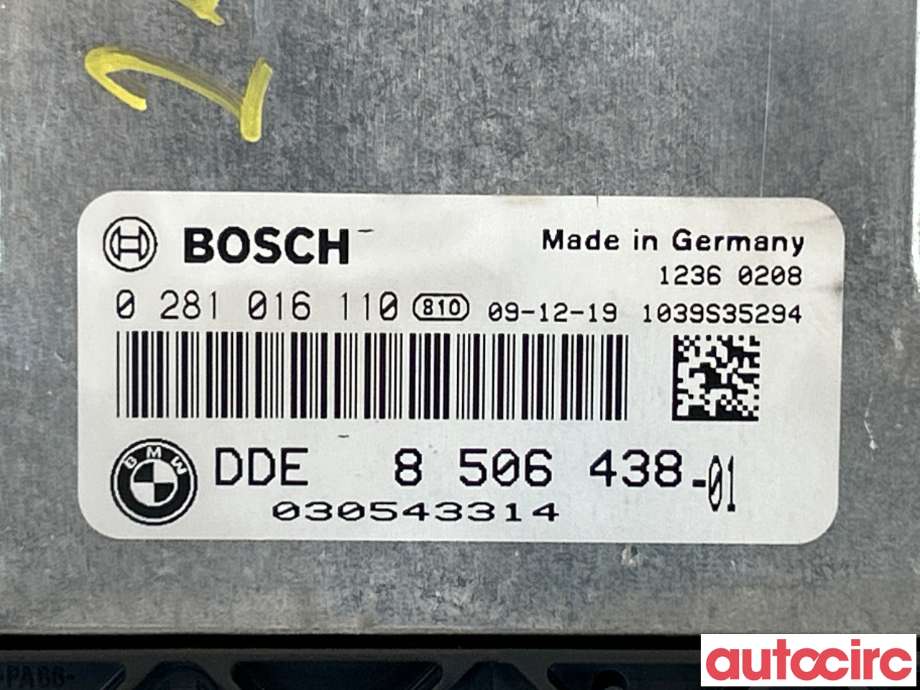 Styreenhet motor til BMW 5-Serie 2003-2010 (E60/E61) (E60/E61) (BMW|12145A48DA9|0281016110|8506438)